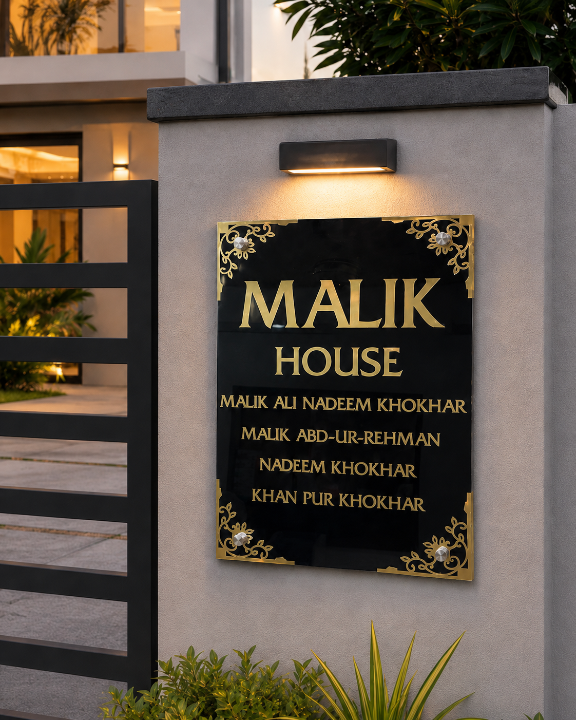 House Names plates